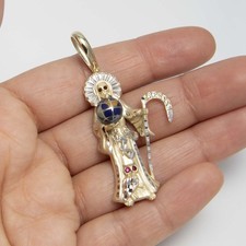 Ciondolo Halo Santa Muerte
