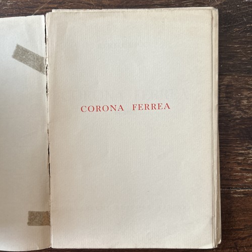 Corona ferrea berto ricci - ferrea,