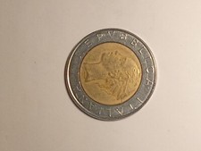 Moneta Repubblica Italiana 500