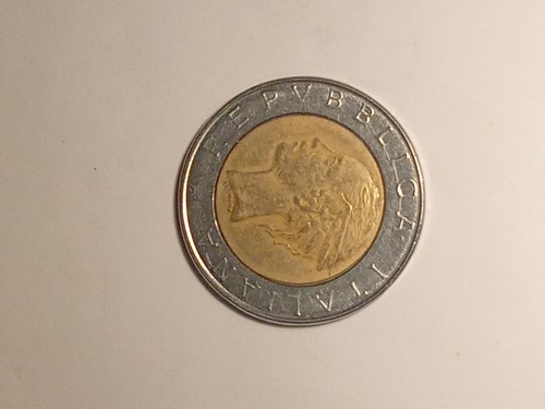 Moneta repubblica italiana 500 - moneta,