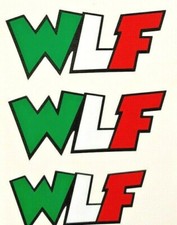 Valentino Rossi WLF 3pz adesivo stickers  tributo adesivi