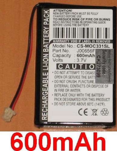 Batterie 600mah tipo j00656f - batterie,