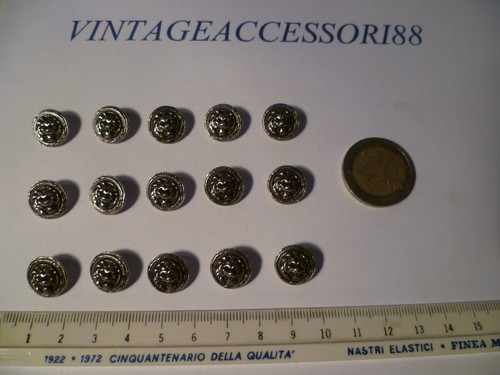 Bottoni vintage testa leone - 15,