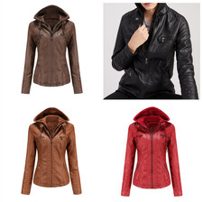 Giacca ecopelle donna cappotto