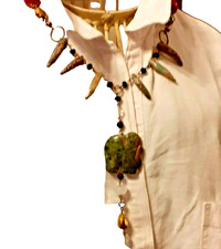 Collana etnica girocollo - collana,