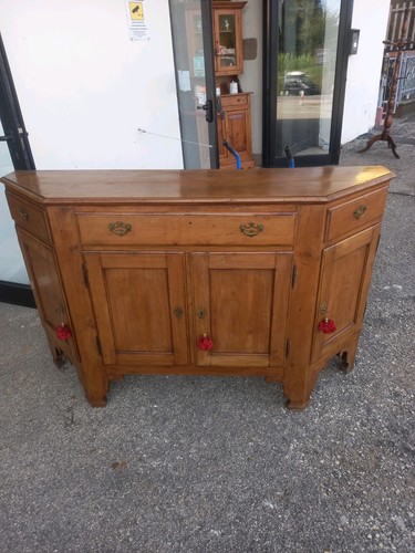 Credenza antica scantonata - credenza,