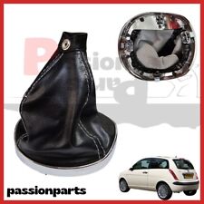 CUFFIA CAMBIO LANCIA YPSILON Y DAL 2003 AL 2011 IN PELLE CORNICE CROMATA GHIERA