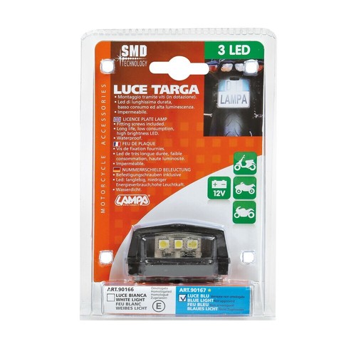 Luce targa led - luce, blu