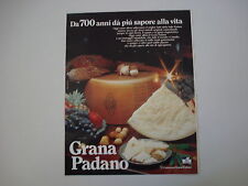 advertising Pubblicità 1983 GRANA PADANO