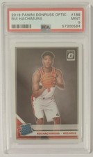 Scheda NBA Donruss Optic 2019-20 188 Rui Hachimura Rated Rookie PSA 9 come nuova