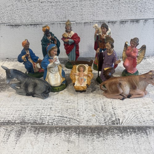 Presepe vintage cartapesta - presepe, in