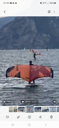 Vela wing foil - foil, slingshot