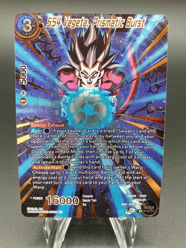 Gold ss4 vegeta - ex, prismatic