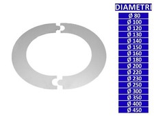 ALLINOX Rosone Circolare Componibile Acciaio Inox Canna Fumaria Accessorio