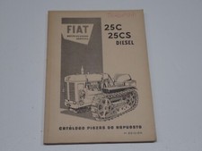 FIAT TRATTORE 25 C - 25 CS CATALOGO PIEZAS DE REPUESTO 1953