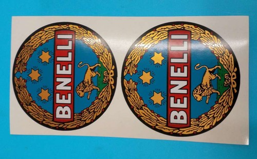 Coppia adesivi benelli nuovo - adesivi,