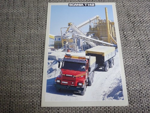 Brochure scania 142 - brochure, camion