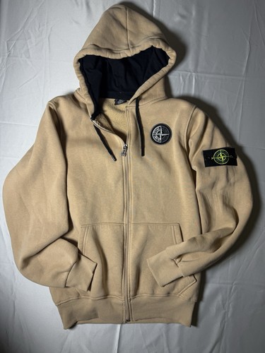 Felpa stone island con zip - island, e