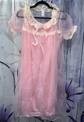 Pigiama vintage rosa garza