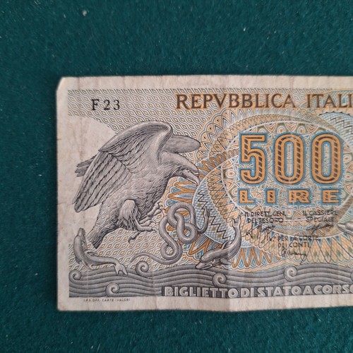 Italia 1966 banconota 500 - 1966,