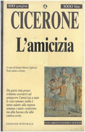 Amicizia cicerone testo - cicerone,