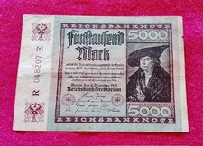 Banconota Germania 5.000 Mark 1922 - pick#81 - Reichbanknote 