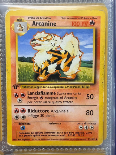 Arcanine 102 set base - 23/102,