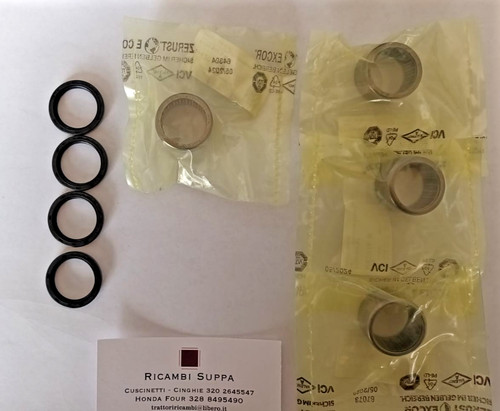 Kit cuscinetti paraoli tenute