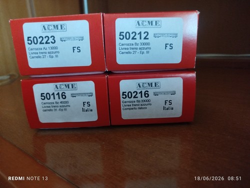 Set acme carrozze livrea - carrozze,