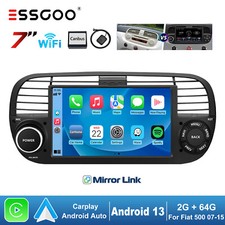 7" Autoradio Stereo Fiat 500