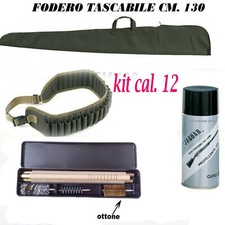 KIT PULIZIA FUCILE FODERO OLIO