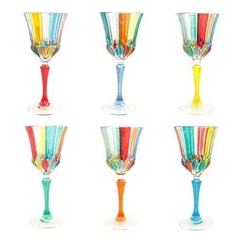 Set sei murano vino - set, 6