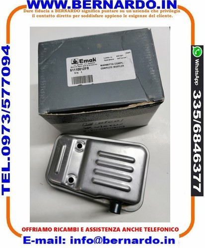 Marmitta completa efco 8460 - marmitta,