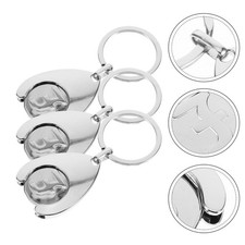  3 Pcs Portachiavi Gettone