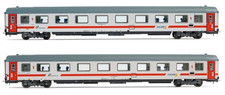 RIVAROSSI HORNBY HR4315 SET 2 CARROZZE 1a CL GRAN CONFORT 1985 INTERCITY GIORNO