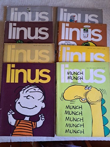Lotto riviste linus anni - 8,