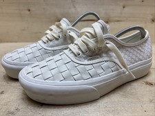 VANS SNEAKER DA DONNA SCARPE BASSE SCARPE CON LACCI SCARPE PER IL TEMPO LIBERO TAGLIA:41 UK:7,5 BIANCHE