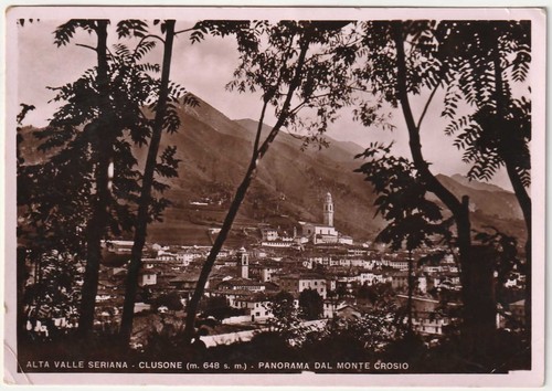 Clusone bergamo panorama - clusone,