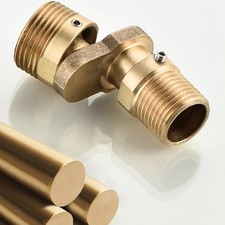 Rubinetto doccia in rame regolabile con lunghezza gamba flessibile da 110 a 190