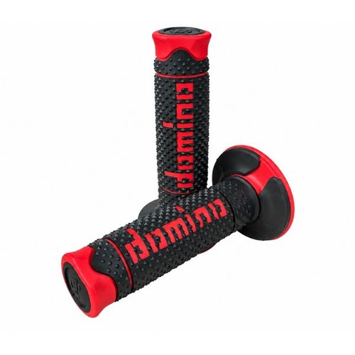 Manopole domino nero rosso - manopole,