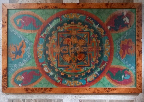 Antico tangkha - tangkha, (thangka)