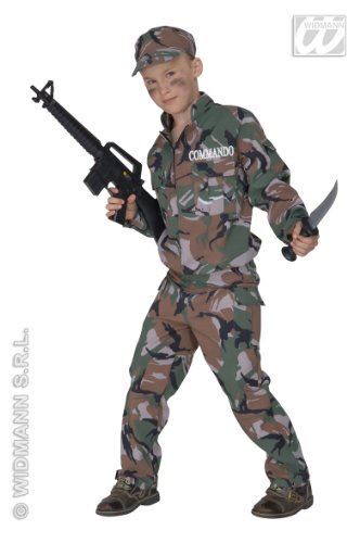 Costume soldato cm 140 - soldato,