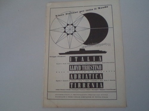 Advertising pubblicità 1953 - advertising,