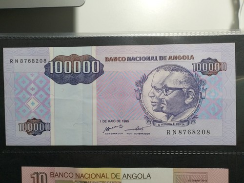 Banconote mondiali angola - mondiali,