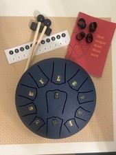 Tamburo a lingua in acciaio (Steel Tongue Drum) - set completo