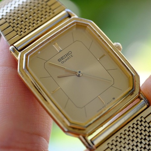 Orologio seiko tank quarzo oro - orologio,