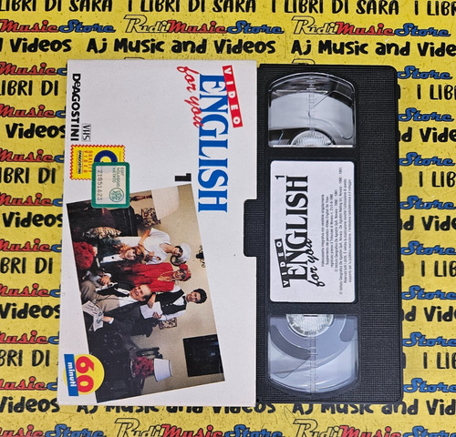 Vhs cartonata video english - video,