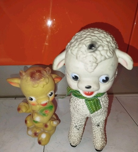 Raro pupazzo gomma pecora - raro,