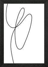 Quadro astratto una linea