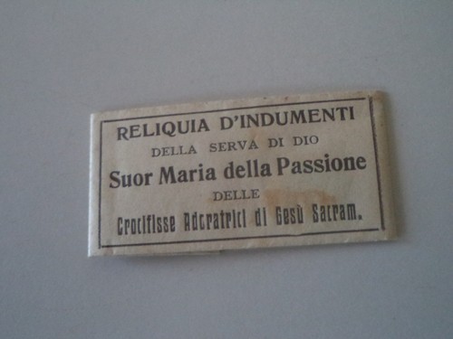 Antica reliquia indumenti - reliquia, d'indumenti